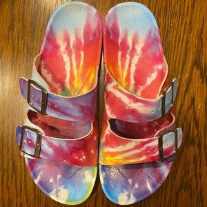 Tye dye women’s sandals 7